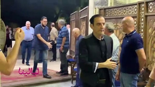 عزاء محسن علم الدين-أحدث ظهور للإعلامي طارق علام بعد عودته مؤخرًا لبرنامجه كلام من دهب في عزاء الراحل محسن علم الدين