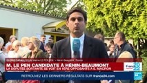 Législatives : depuis le QG de Marine Le Pen, candidate à Hénin-Beaumont
