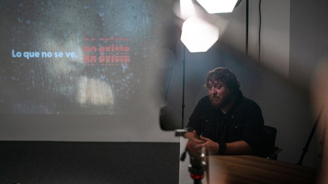 Entrevista a Santi Palacios en Cámara Lúcida de EL ESPAÑOL. Foto: Sara Fernández