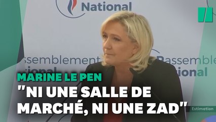 Marine Le Pen appelle les électeurs RN à se mobiliser contre "les destructeurs d'en haut et d'en bas"