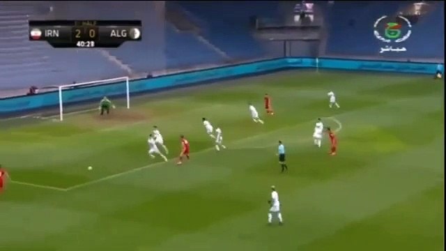 مباراة الجزائر ضد ايران اهداف الجزائر 2-1 ايران مباراة ودية سابقة قبل مواجهة اليوم بالدوحة