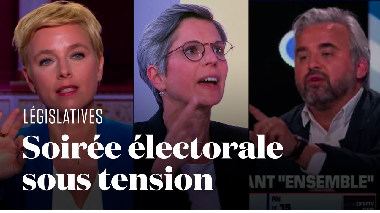 Trois moments de tension sur les plateaux de télévision lors de la soirée des législatives