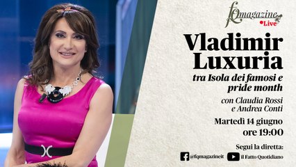 Download Video: Vladimir Luxuria tra Isola dei Famosi e Pride Month con Claudia Rossi e Andrea Conti