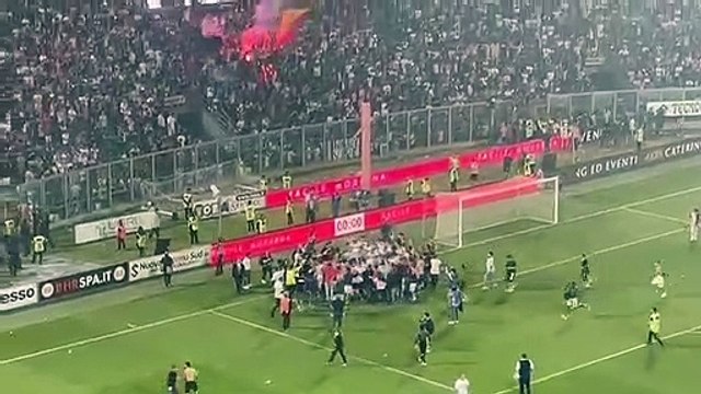 Barbera in delirio per la promozione del Palermo