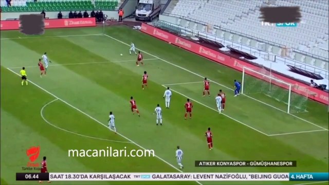 Atiker Konyaspor 3-0 Gümüşhanespor [HD] 28.12.2016 - 2016-2017 Turkish Cup Group H Matchday 4