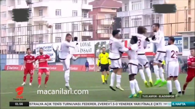 Tuzlaspor 1-1 Elazığspor [HD] 24.01.2017 - 2016-2017 Turkish Cup Group E Matchday 6