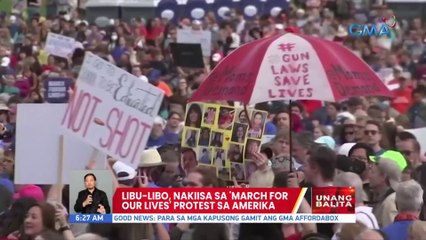 Libu-libo, nakiisa sa "March for our lives" protest sa Amerika | UB