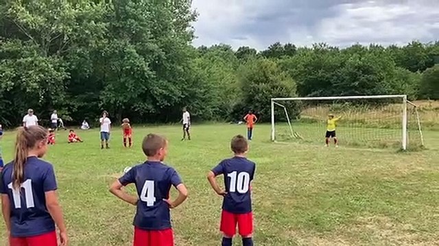 L'arrêt décisif du meilleur gardien du tournoi U10-U11