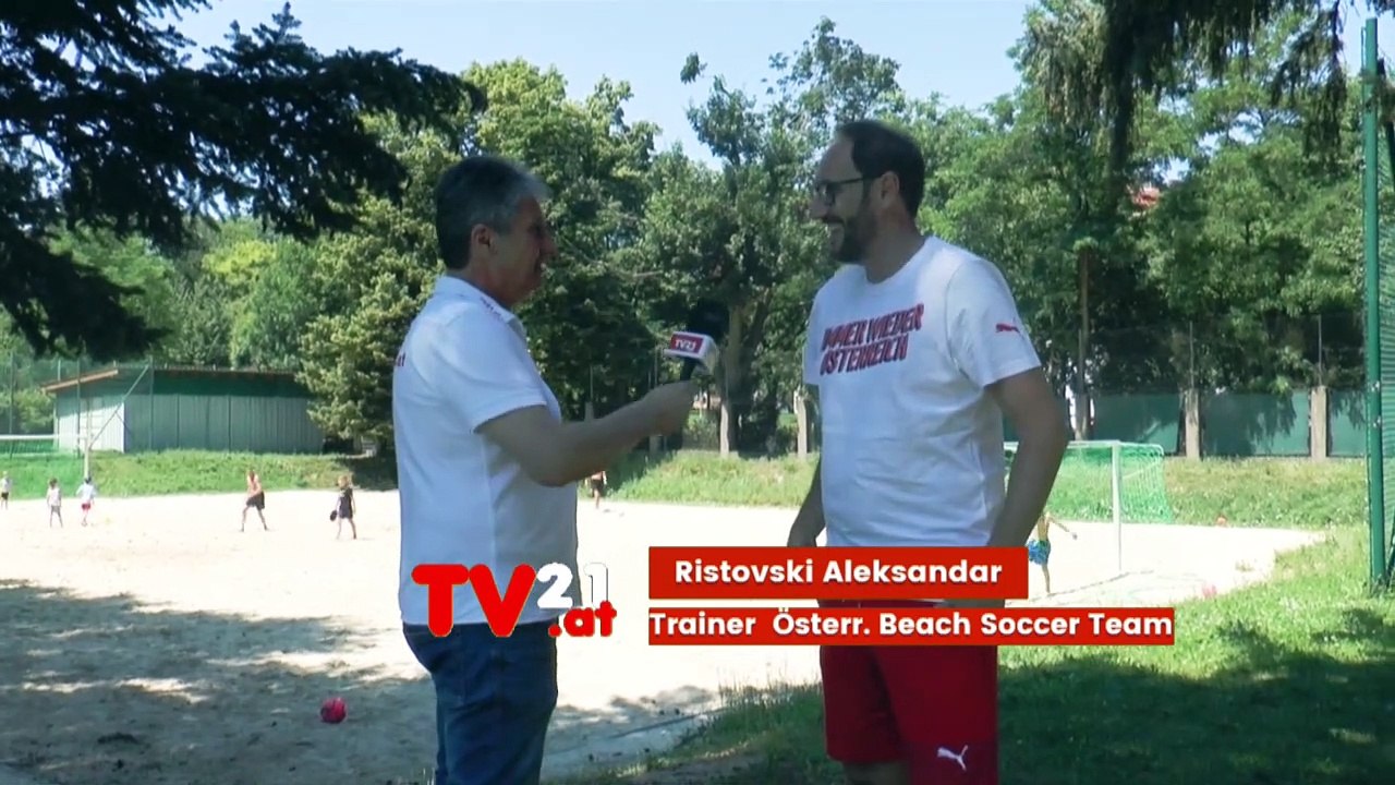 Das österreichische  Beach Soccer Team in Stich gelassen