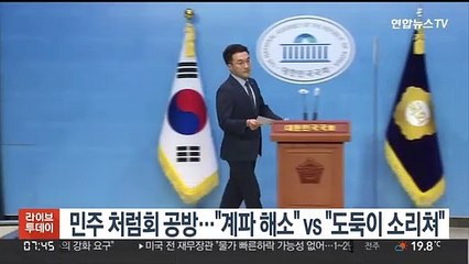 민주 '처럼회' 해체 공방…"계파 해소" "도둑이 소리쳐"