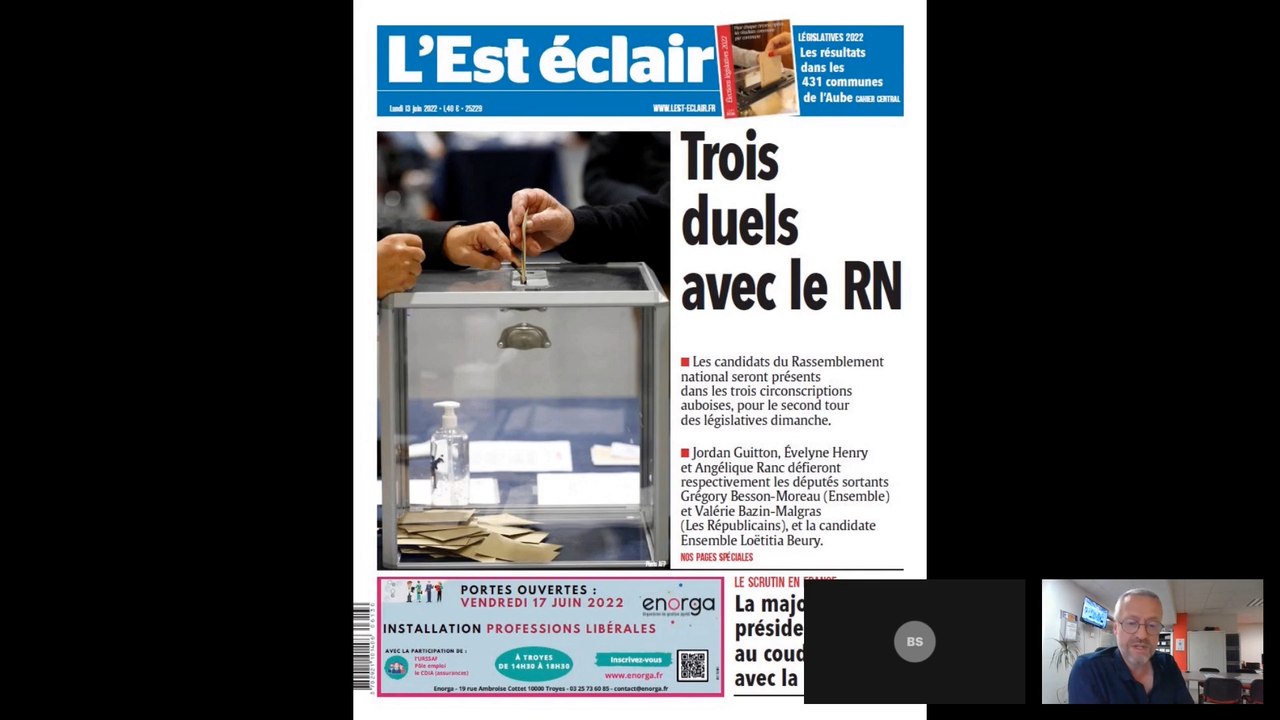 Législatives 2022 : l'analyse des résultats dans l'Aube