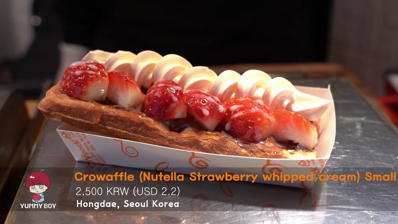 Nutella Strawberry whipped cream