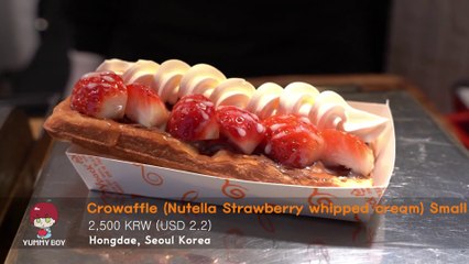 Nutella Strawberry whipped cream