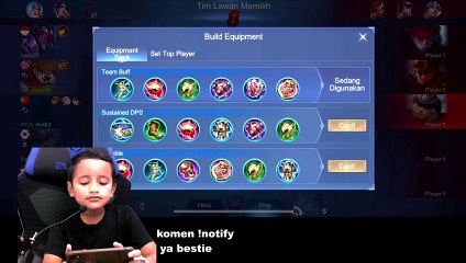 Bocah Calon Pro Player Mobile Legends