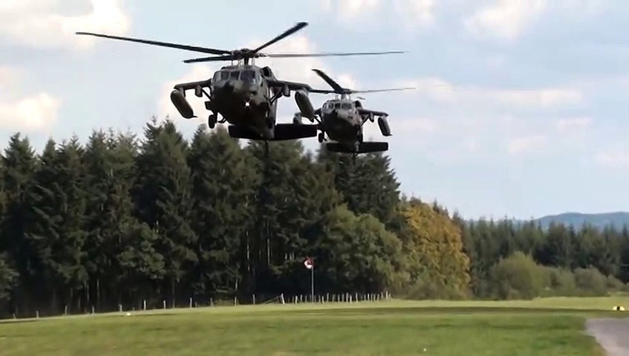 Blackhawk UH60 Noertrange Helicopter