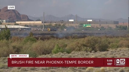 Quiet Fire burns along Tempe-Phoenix border