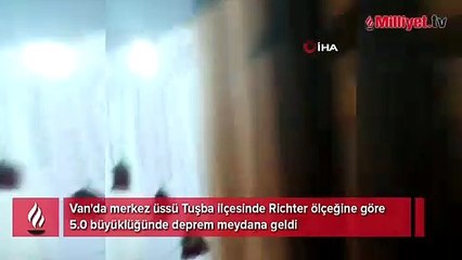 Van'da 5 büyüklüğünde korkutan deprem