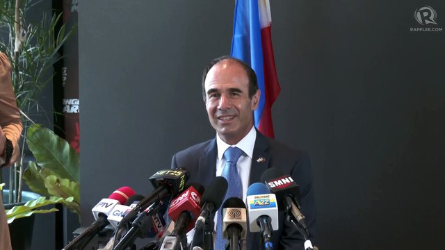 Israel Ambassador Ilan Fluss holds media briefing after a courtesy call on Marcos