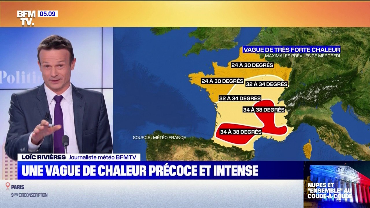 Une vague de chaleur intense et précoce attendue à partir du milieu de ...