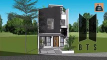 Desain Rumah SPLIT LEVEL Inspirasi dari BTS di lahan 6x15m