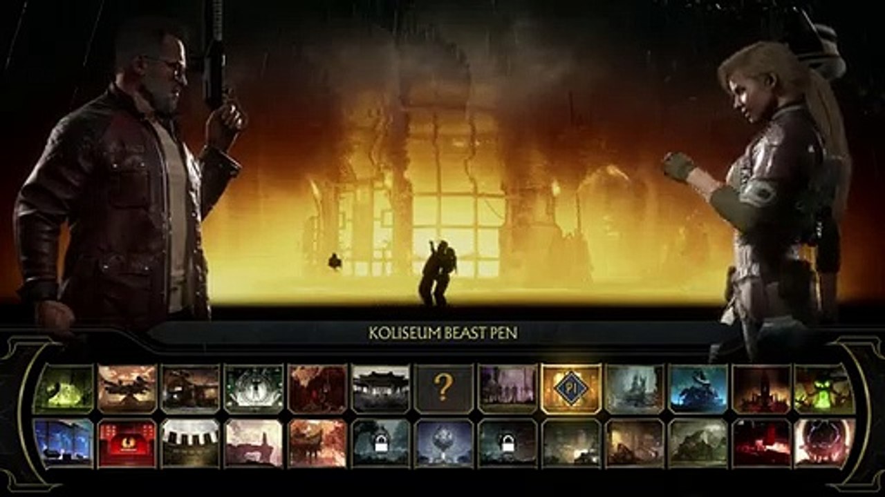 Mortal Kombat 11, Fight, Terminator Vs Cassie Cage, Koliseum Beast Pen