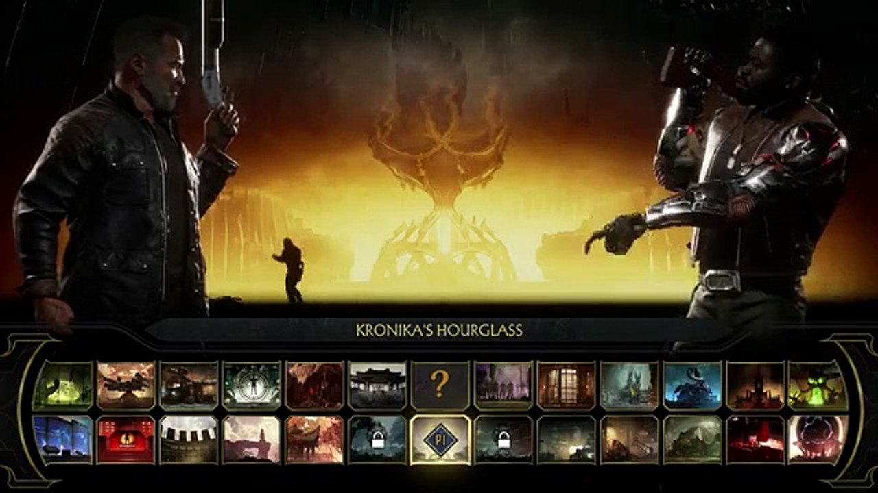 Mortal Kombat 11, Fight, Terminator Vs jax Briggs, Goros Lair(1)