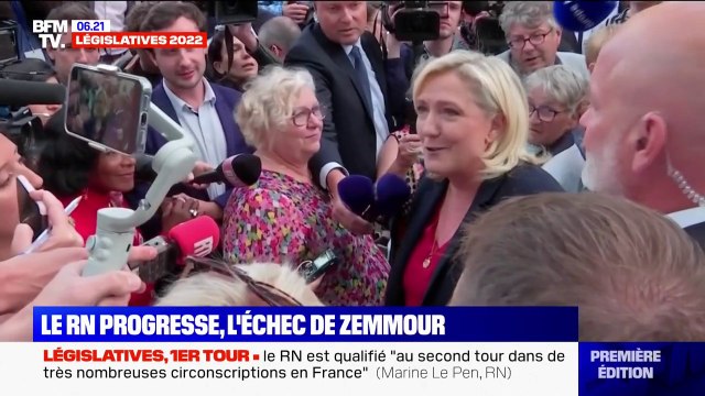 Législatives 2022: le RN progresse au premier tour, le parti d'Éric Zemmour fait pschitt