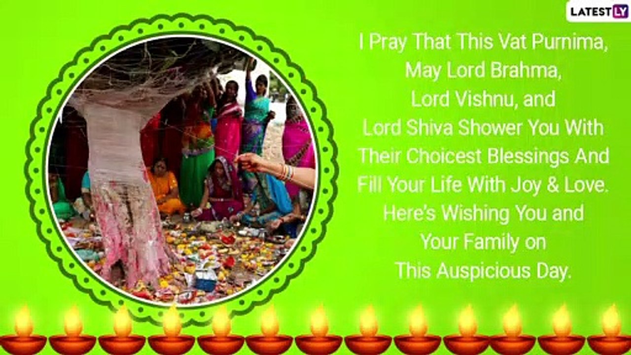 Vat Purnima 2022 Wishes: Images, Messages, Greetings, SMS & Quotes To Celebrate the Holy Festival