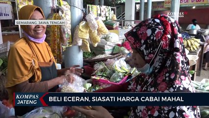 Beli Eceran, Siasati Harga Cabai Mahal