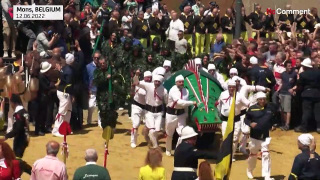 Ducasse, one of Belgium's biggest folk festivals, is back