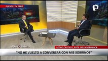 Entrevista al presidente Pedro Castillo: generalidades y victimización