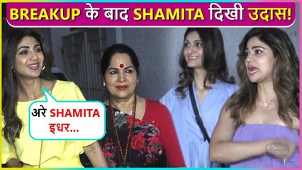 Tải video: Shamita Shetty Looks Sad After Breakup Rumours With Raqesh Bapat | Sister Shilpa Shetty's Sweet Gesture