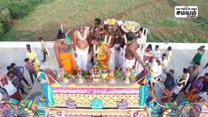 சேலம் எடப்பாடி இருளப்பன் கோயில் கும்பாபிஷேகம்; கோலாகலம்!