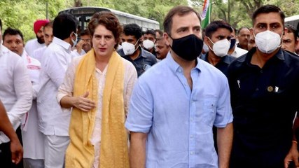 Surrounded by supporters, Rahul Gandhi reaches ED office