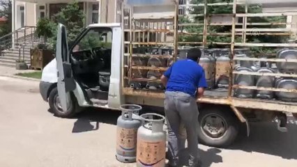 Çubuk'ta forklift tüpü çaldıkları iddiasıyla yakalanan 2 şüpheliden 1'i tutuklandı