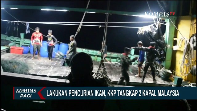 Lakukan Pencurian Ikan, KKP Tangkap 2 Kapal Malaysia di Selat Malaka