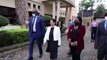 Home Secretary Priti Patel tours housing in Rwanda where migrants will be sent on 14 June if legal challenges are unsuccessful