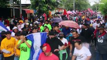 Fieles a Ortega rechazan la injerencia extranjera en Nicaragua