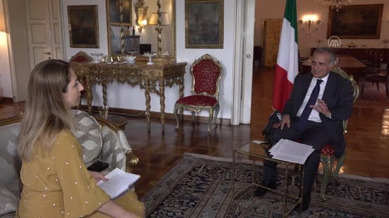 İtalya'nın Ankara Büyükelçisi Marrapodi, ikili ilişkileri değerlendirdi (1)