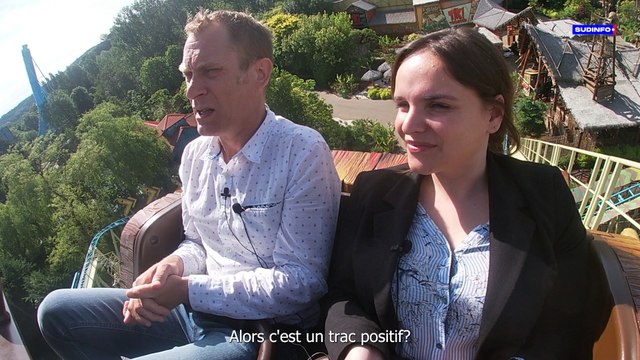 Série frisson : Martin Charlier alias Kiki l'innocent dans une attraction!