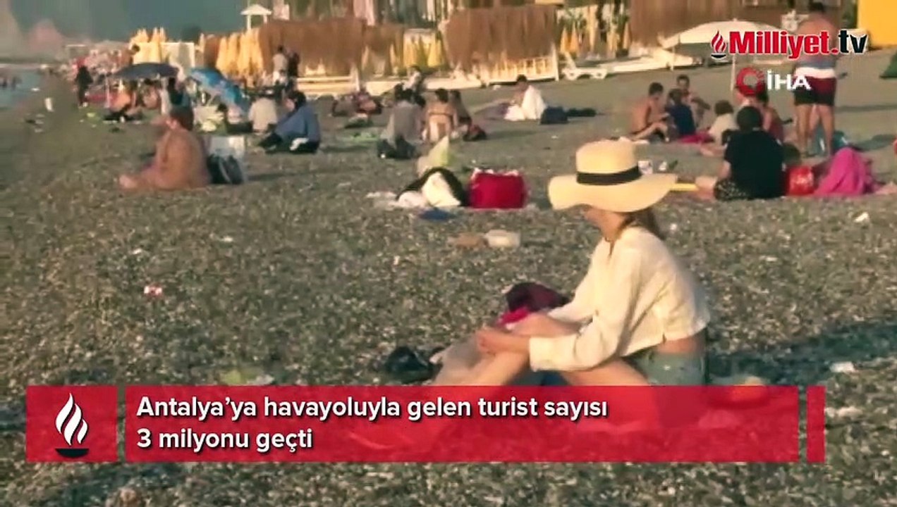 Antalya’ya havayoluyla gelen turist sayısı 3 milyonu geçti