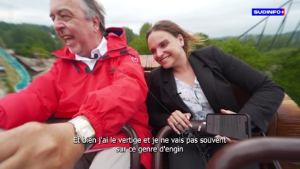 Série "Frisson": Yves Van Laethem dans une attraction!