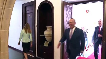 Bakan Çavuşoğlu’ndan KKTC’de peş peşe kritik görüşmeler