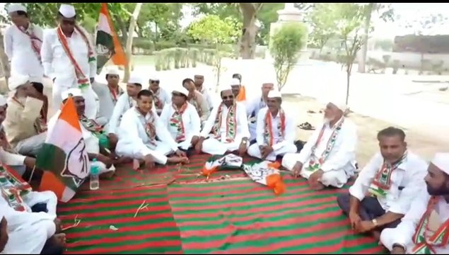 राहुल गांधी को ईडी के नोटिस पर कांग्रेस सेवादल ने किया विरोध प्रदर्शन