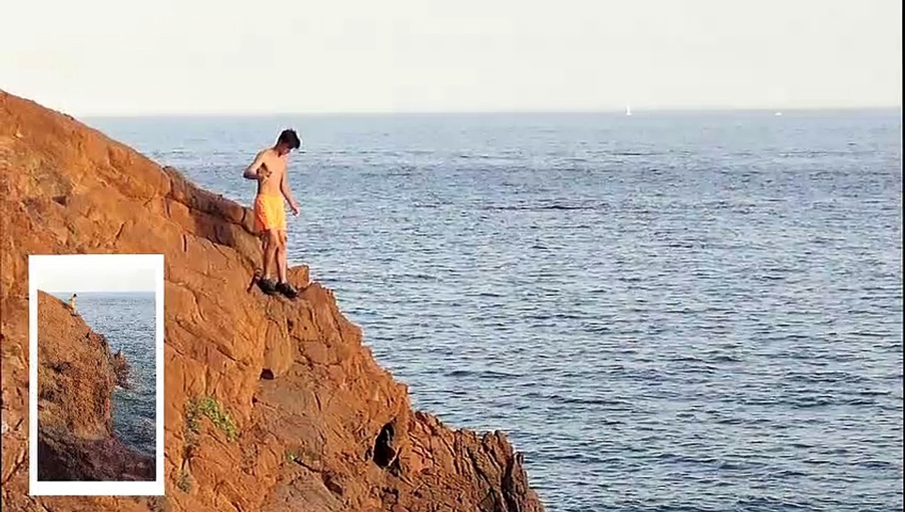 2021 Esterel saut de la falaise (Julien)
