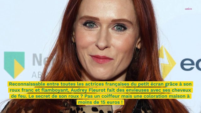 Audrey Fleurot, la coloration naturelle à moins de 15 euros qu’elle utilise pour ses cheveux roux