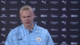Haaland on completing his move to Manchester City