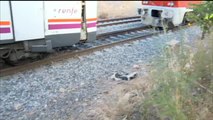 Un tren de pasajeros choca con uno de mercancías en Vilaseca (Tarragona) y provoca una treintena de heridos