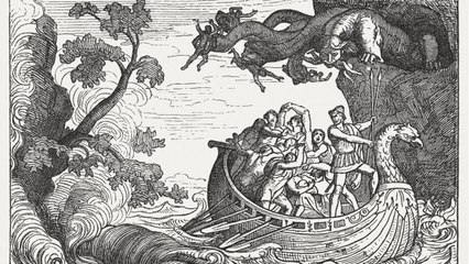 Quel mythe se cache derrière l'expression : tomber de Charybde en Scylla  ?