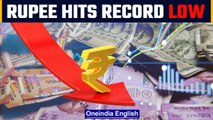 Rupee hits new record low vs US dollar, here are reason s for the same | Oneindia News